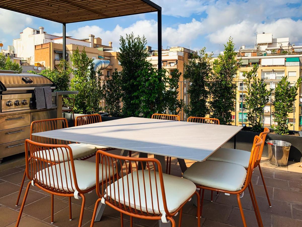 Incredible 2Br Penthouse With Urban Rooftop Garden Barcellona Esterno foto