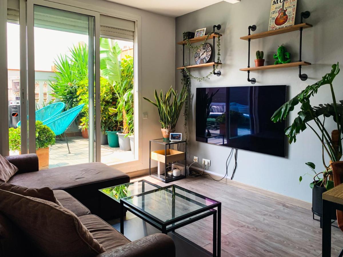 Incredible 2Br Penthouse With Urban Rooftop Garden Barcellona Esterno foto
